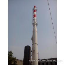 land space saving steel chimney